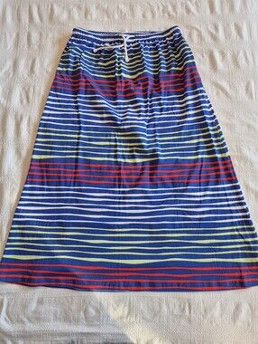 Tommy Hilfiger women's Medium striped A Line skirt EUC or better